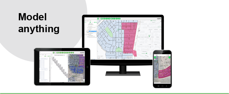 Model any telecom or utility network requirement with IQGeo